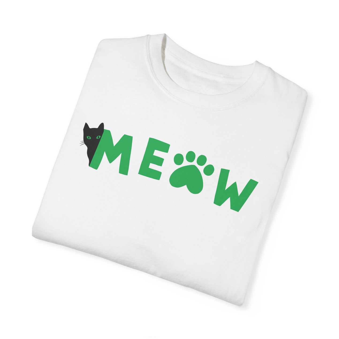 Meow Garment-Dyed T-shirt