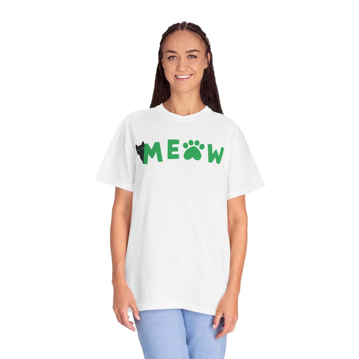 Meow Garment-Dyed T-shirt