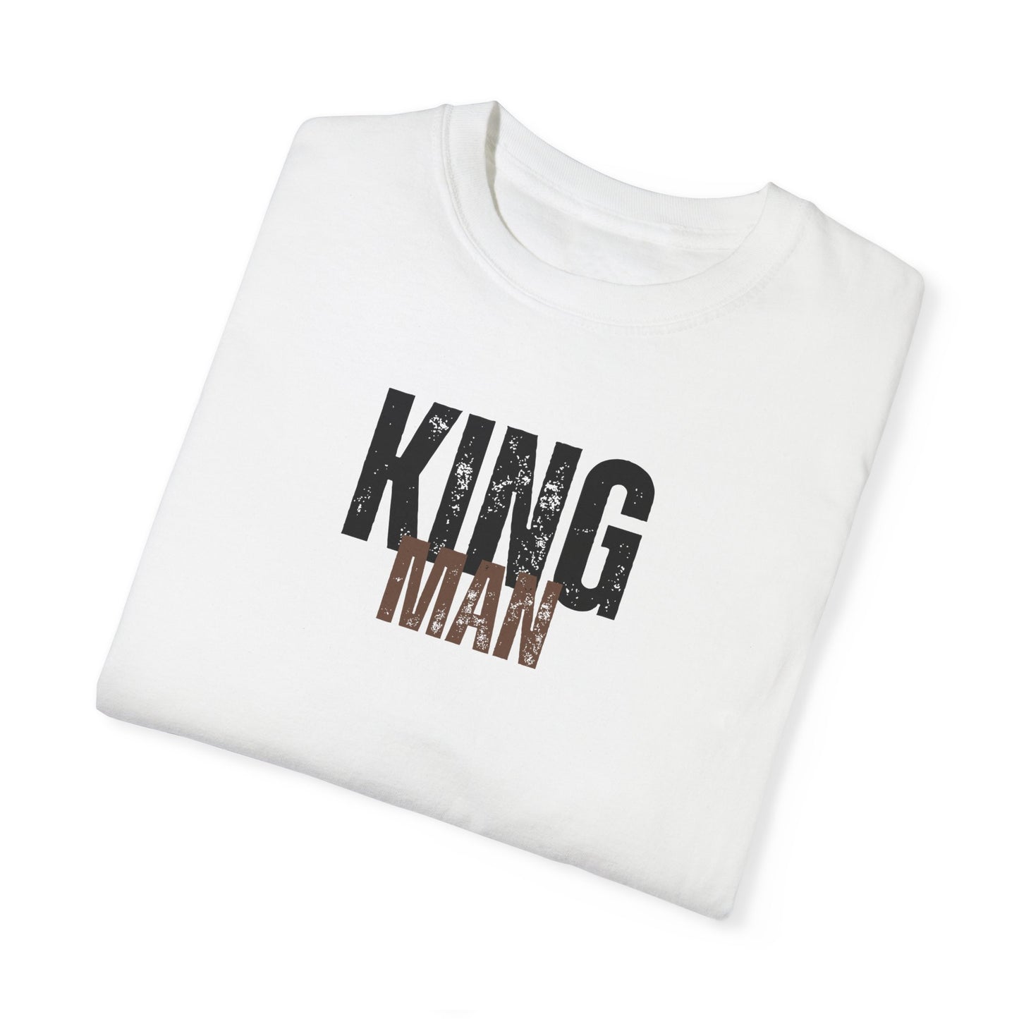 King Man T-shirt in Garment-Dyed