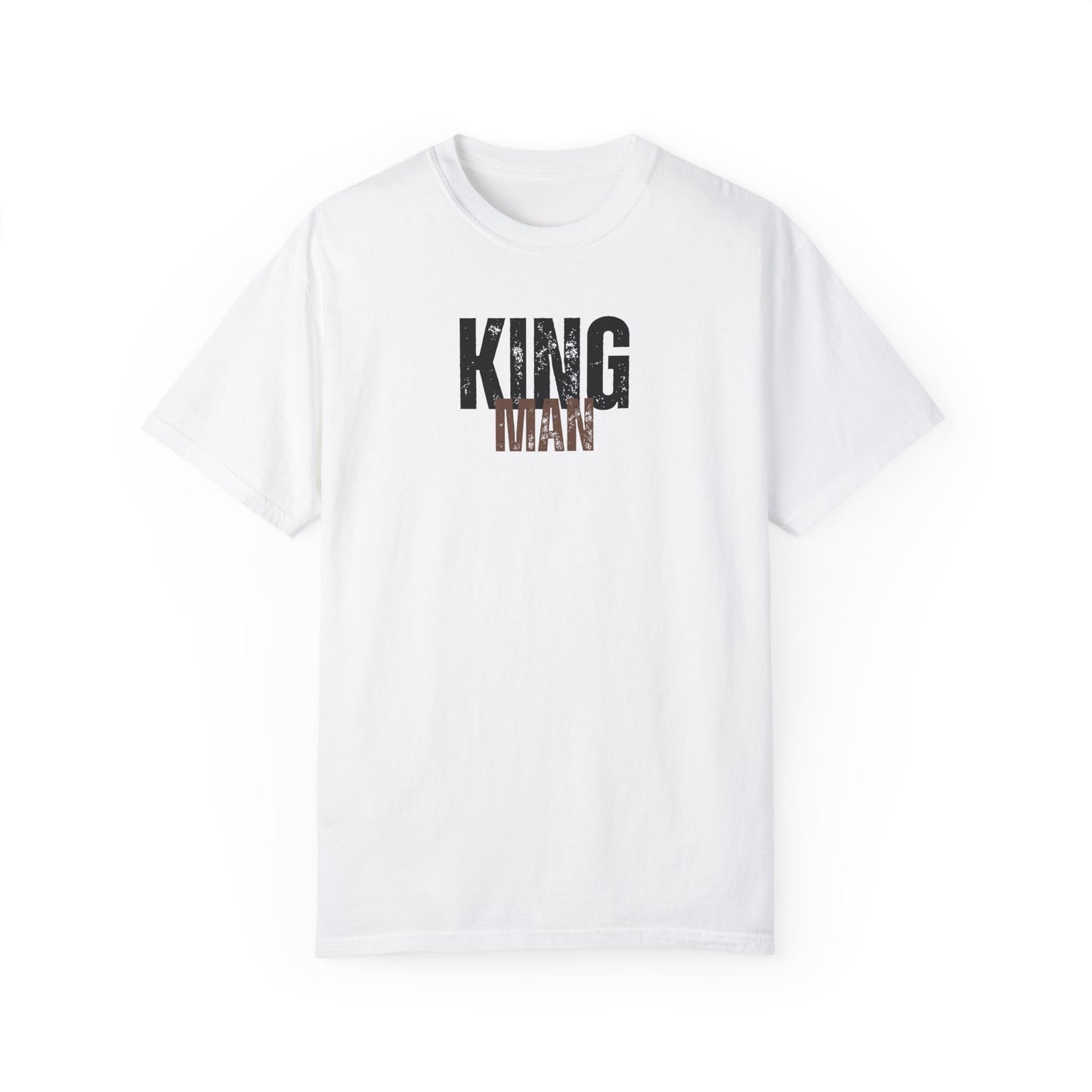 King Man T-shirt in Garment-Dyed