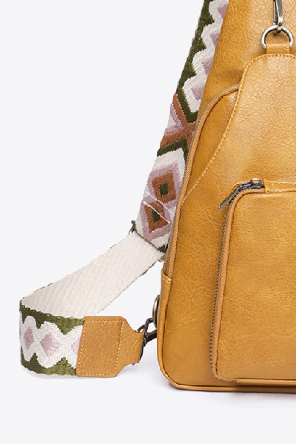 Adored Take A Trip PU Leather Sling Bag - Velvoza