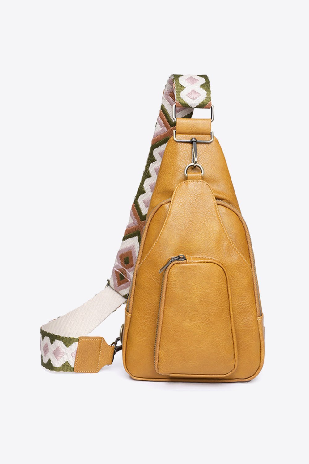 Adored Take A Trip PU Leather Sling Bag - Velvoza