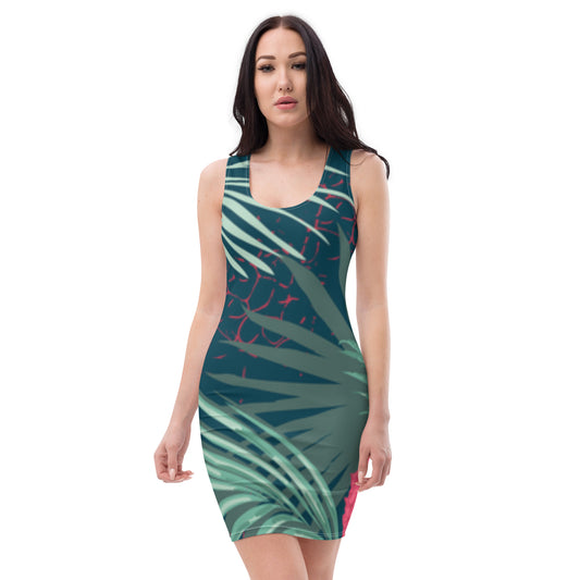 Greeny Bodycon dress