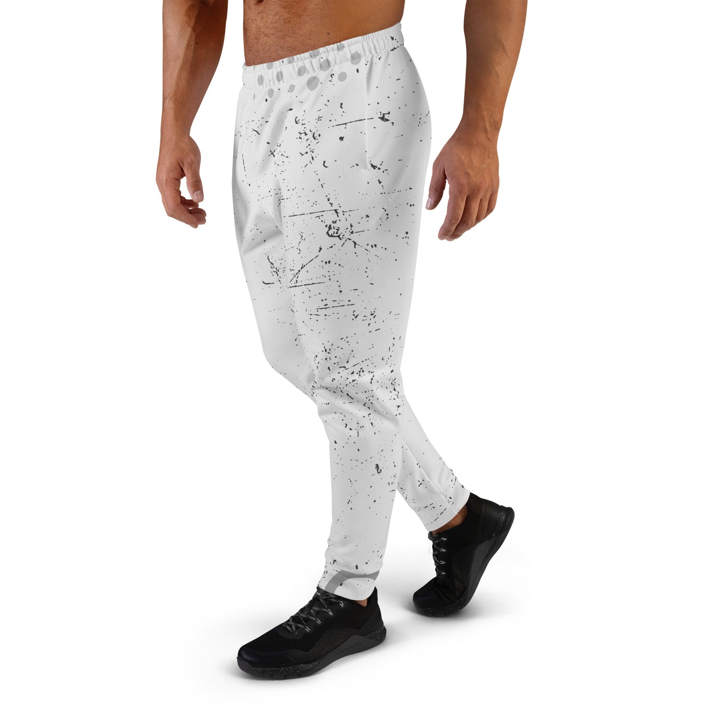 White n Gray Joggers