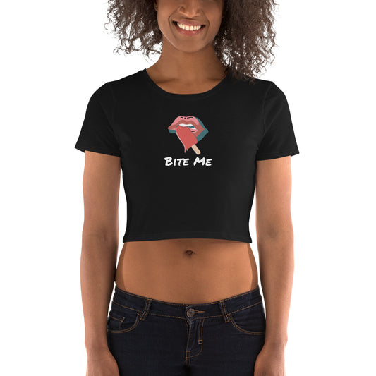 Bite Me Crop Tee