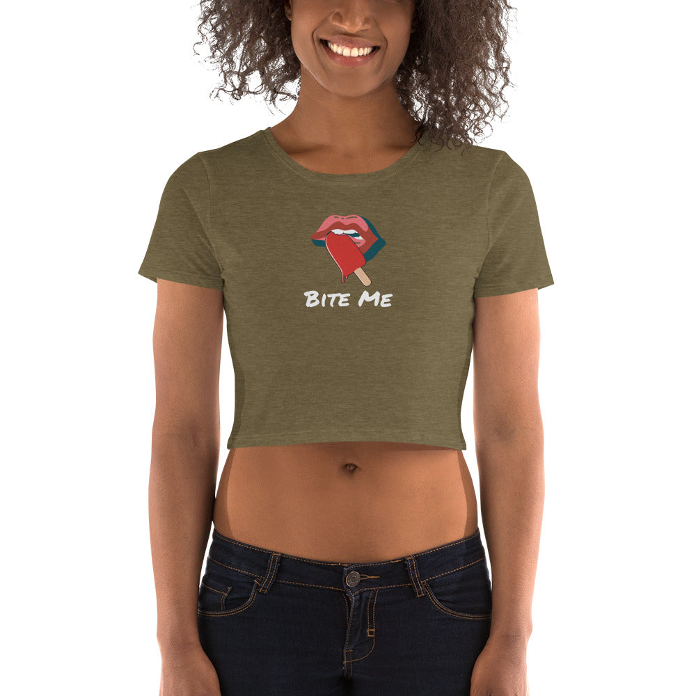 Bite Me Crop Tee